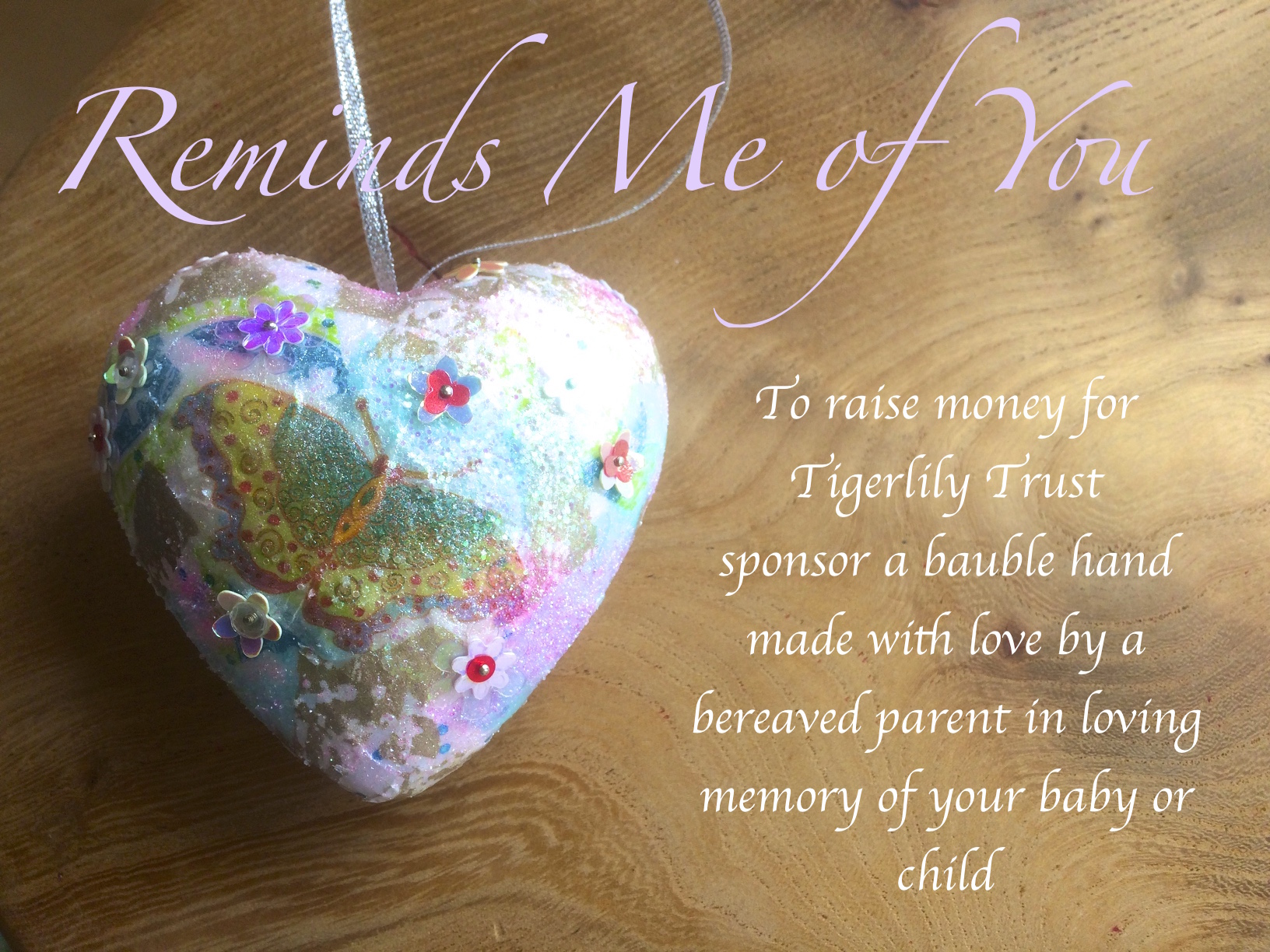 baby loss christmas baubles